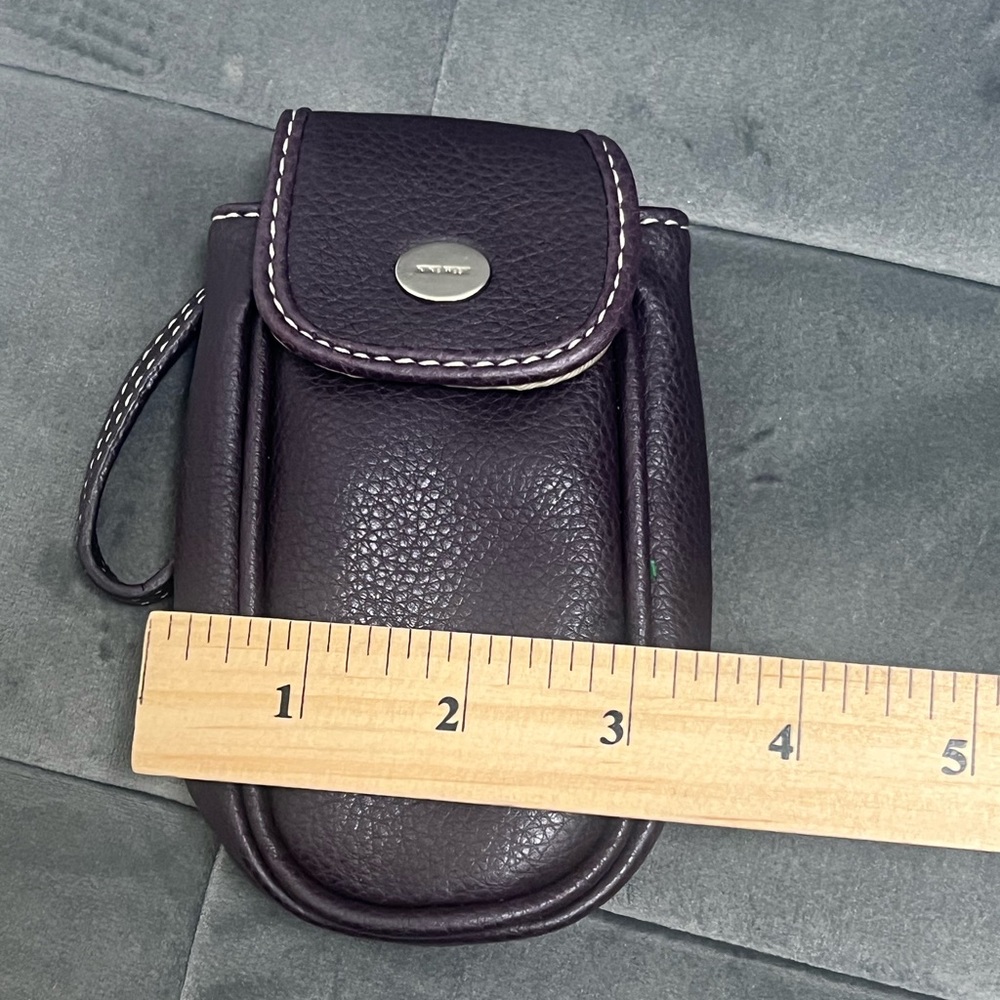Plum Purple Leather Phone Wristlet Wallet Case‎ - Picture 6 of 7
